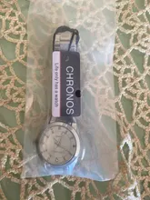 CHRONOS-Relojes de lujo para mujer, pulsera de mano femenina de acero inoxidable con diamantes de imitación, reloj de negocios con movimiento de cuarzo japonés, correa de 200mm, resistente al agua