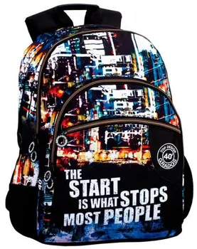 

Backpack Double Charger Hidden 40 Degrees People 43x32x14cm