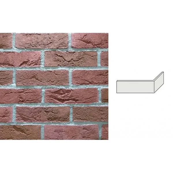 Угловой декоративный кирпич REDSTONE Dover brick DB-60/U 227*100*71 мм |