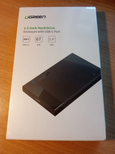 Ugreen HDD Enclosure SATA to USB 3.0 HDD Case Tool Free for 7/9.5mm 2.5 inch Sata SSD Up to 6TB Hard Disk Box Not Including HDD reviews №2 122000