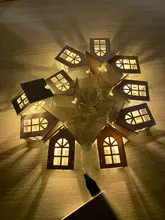 LED String Lamps Light-Fairy-Garland Wood-House Decoration Wedding Holiday-Room Party