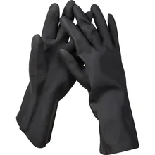 Перчатки противокислотные KRAFTOOL XL, неопреновые с х/б напылением 11282-XL