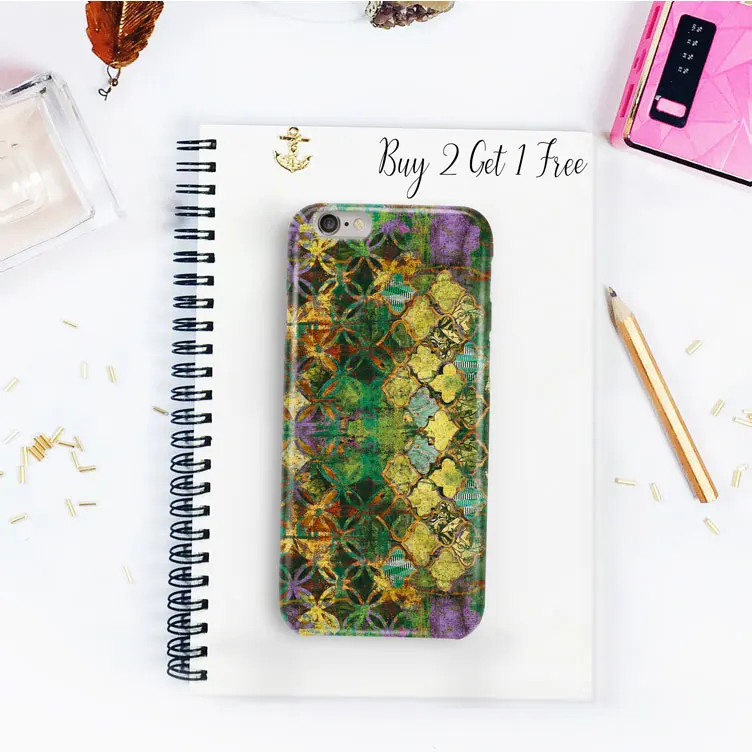 

Textile Effect iPhone Case for iPhone X Xs Xr Max 8 Plus 7 6 6s 5 5s SE Cell Cover High Quality Print - Clear Rubber Case