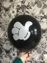 1set Globos Minnie Mickey Mouse decoraciones para fiesta de cumpleaños decoración de ducha de bebé de los niños fiesta globo de Mickey Globos de aire