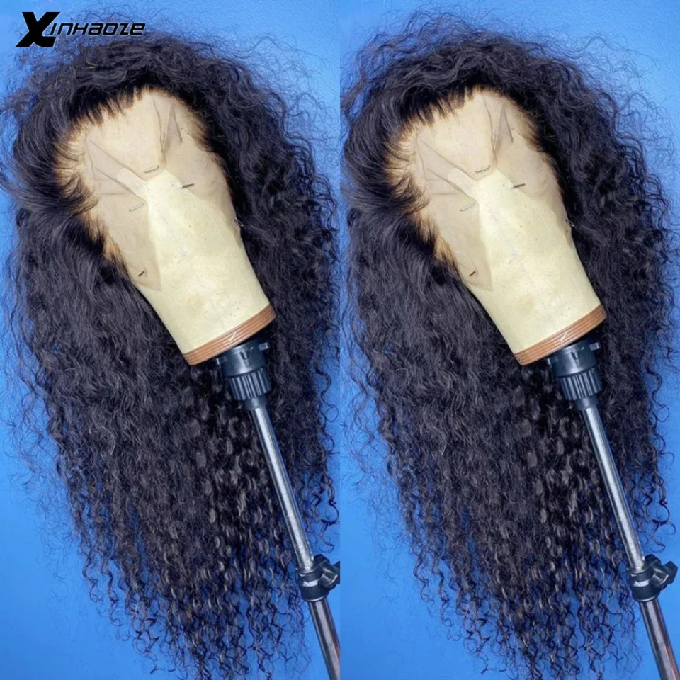 Wet Wave Silk Base Wig 5x5 Scalp Top Lace Front Human Hair Wigs 180 Density Remy Brazilian Free Part 13x4 Frontal | Шиньоны и парики
