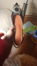Zapatos de tacón alto con diamantes de imitación para mujer, calzado de seda satinada con punta puntiaguda, sin cordones, para boda, talla grande 41 42