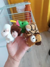 Plush-Doll Finger-Puppets Animals Hand-Cartoon Baby Theater Mini Children Educational
