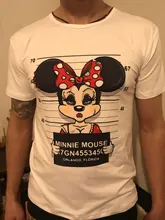 Camiseta con estampado de ratón de dibujos animados para hombre, camiseta informal a la moda con patrón de animales, ropa de calle para hombre, Camiseta cómoda de Hip-hop 2020