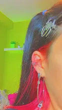 MENGJIQIAO-Clips de Metal con forma de mariposa para mujeres y niñas, joyería de oreja de cartílago falsa, sin Piercing