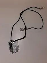 De Metal Anime ataque en las alas de la libertad titanium collar Shingeki no Kyojin collar cosplay collar de la encuesta