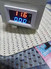 Voltmeter Led-Amp Digital High-Quality 100v 10a Blue DC Red Dual