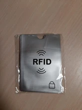 Funda antiescáner para tarjetas de crédito, Protector de tarjetas RFID, lámina de aluminio antimagnética, tarjetero para tarjetas bancarias, 10 Uds.