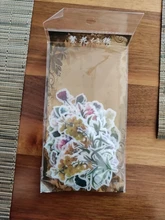 60 unidades/Paquete de pegatinas de flores para decoración, bricolaje, álbum diario, planificador, pegatinas, papelería, etiqueta adhesiva para útiles escolares