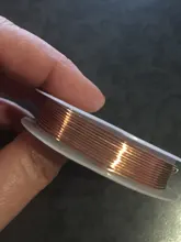 Colorfast de alambre de cobre alambre para collar de pulsera joyas DIY accesorios/0,2/0,25/0,3/0,5/0,6/0,7/1,0mm arte rebordear Alambre de HK018