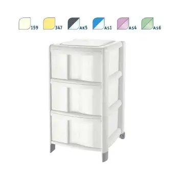 

Drawer bamboo Medium 3 drawers tall gray Cm 38,5x39,5 xh67 - 9022030 ak5Tontarelli18.28