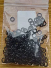 Junta de punta de dardo 200 Uds goma 2BA dardo de aluminio arandela de junta tórica