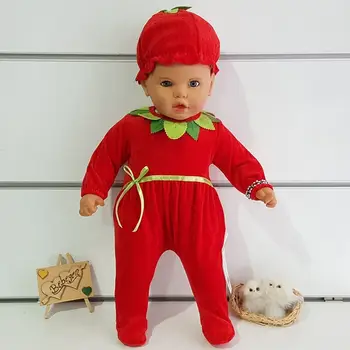 

Velvet Strawberry Bruised Baby Girl Jumpsuit