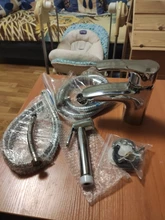 Basin Faucet Tap Sink Mixer Shower-Head Polished Brass Bathroom Deck-Mounted Chrome Single-Handle