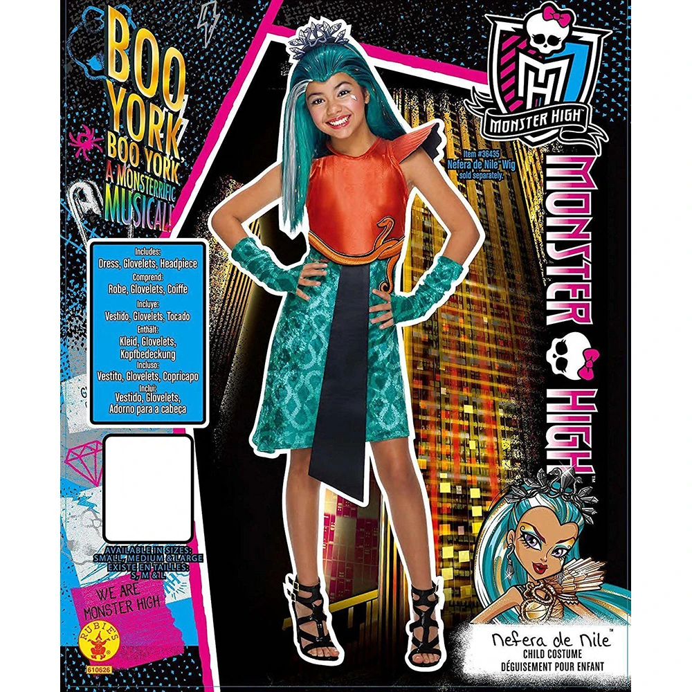 Карнавальный костюм Rubies Monster High Нефера де Нил Бу Йорк