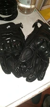 Guantes de cuero para motociclista para hombres, accesorio para manos de motociclista masculino, de color negro y blanco, guantes de equipo de carreras de carretera, para verano e invierno