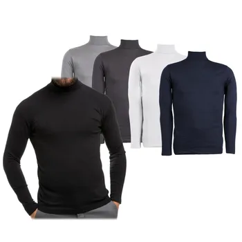 

VKA29 mens T-shirt mod. Philip plush indoor slim fit turtleneck