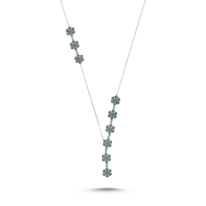 

Armagano nano Opal Cubic Zirconia Snowflake Y Necklace