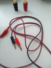 Alligator-Clip Banana-Plug Test-Cable Leads Electrical-Clamp Injection Copper 4mm 