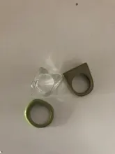 HUANZHI-Anillo de resina colorido para mujer, nueva geometría Irregular, Diamante de imitación transparente, circón, para fiesta, joyería diaria, 2021