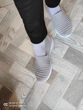 Zapatillas transpirables vulcanizadas de verano para mujer, Zapatillas de malla para caminar, zapatillas antideslizantes cómodas con plataforma para mujer