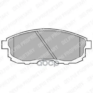 Колодки Передние Nissan Cube(Z12), Maxima Ii(J30), Qx(A32) Lp812 Delphi арт. LP812