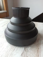 Cubierta difusora de secador de pelo, Gel de sílice resistente a altas temperaturas, accesorios plegables para secador de pelo, herramientas de salón de peluquería