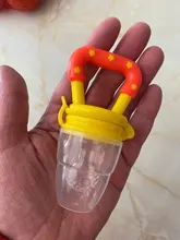 Chupete con mordedor de comida fresca para bebé, tete de alimentación con seguro para la tetina, pezón de alimentación para niños