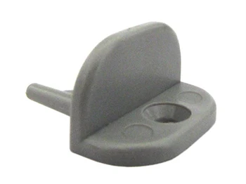 

End cap ear tips for closure and wall mounting aluminum rigid bar profile round BA3200A