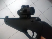 Mira telescópica para Rifle de caza táctica, visor óptico de 11mm y 20mm, punto rojo 1X40RD