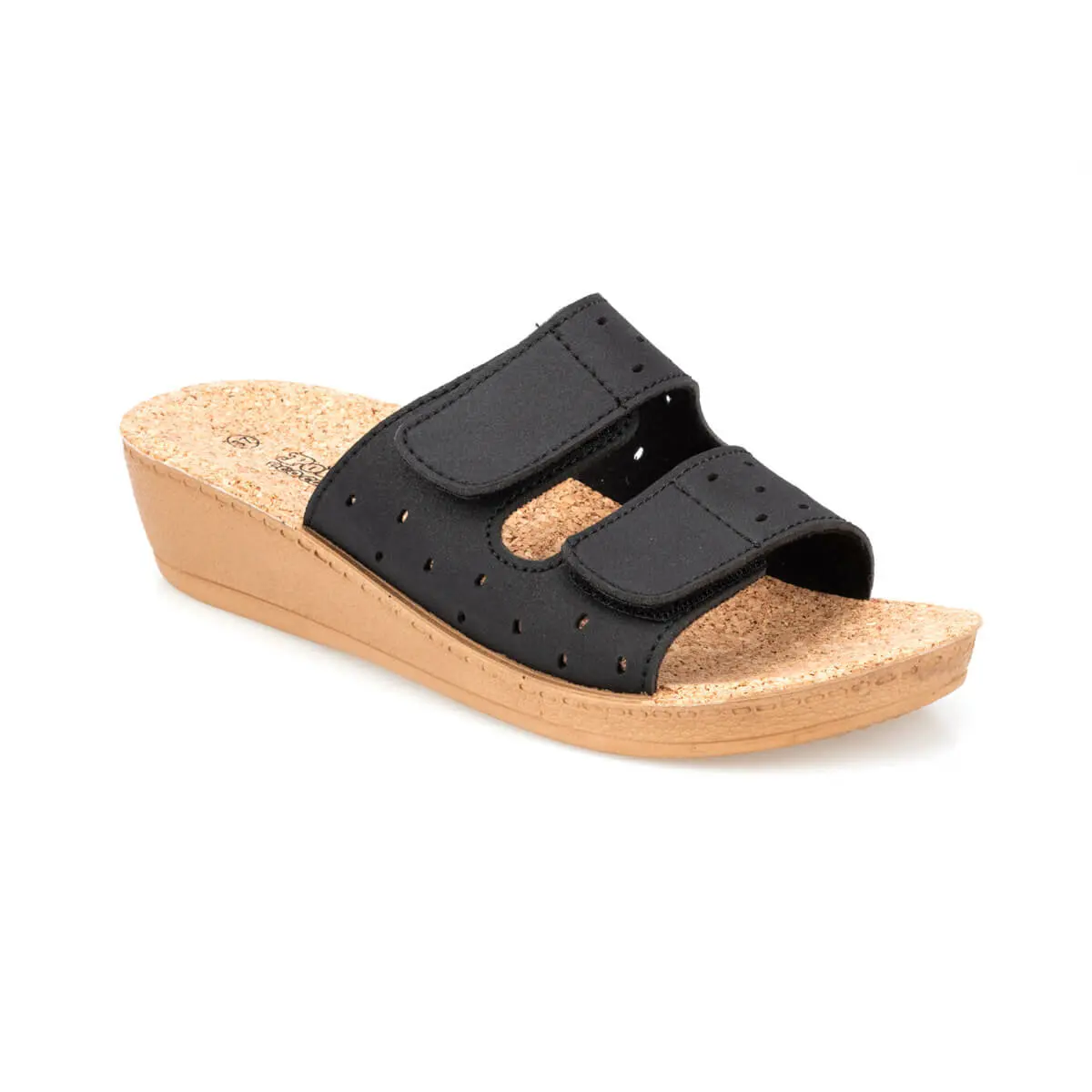 

FLO 91.156778MZ Black Female Slippers Polaris