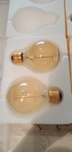 Spiral-Lamp Light-Bulb Filament Ampoule G95 T45 E27 Incandescent Retro Vintage G80 ST64