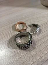 Anillo Vintage de plata fina con cola de zorro para hombre y mujer, Joyería de Halloween de fiesta Steampunk, regalos