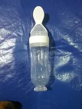 Botella de alimentación exprimible de silicona para recién nacido, cuchara de arroz para entrenamiento de bebé, suplemento alimenticio de cereales infantil, alimentador seguro, herramientas de vajilla