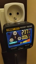 ANENG AC11 Digital inteligente Socket Tester de prueba de tensión Detector de enchufes/US/UK/EU/AU enchufe cero línea fase comprobar Rcd NCV prueba