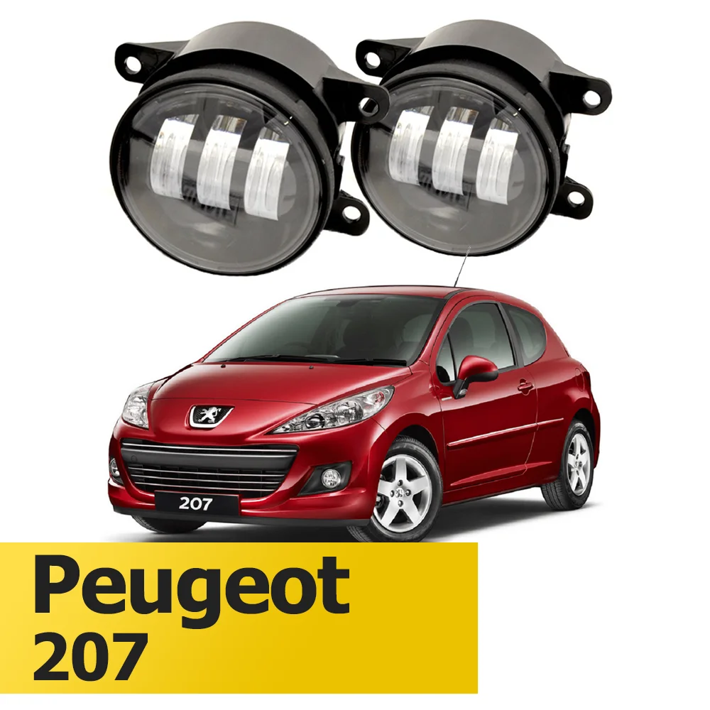Светодиодные Led Peugeot 207; 12 Вольт; Ватт; 5000 К - Fog Light - AliExpress