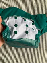 Elinfant-cubierta de pañal de tela de tamaño ajustable, 1 Uds., con lavado reciclable y reutilizable, pañales de talla única para bebé de 3 a 15kg