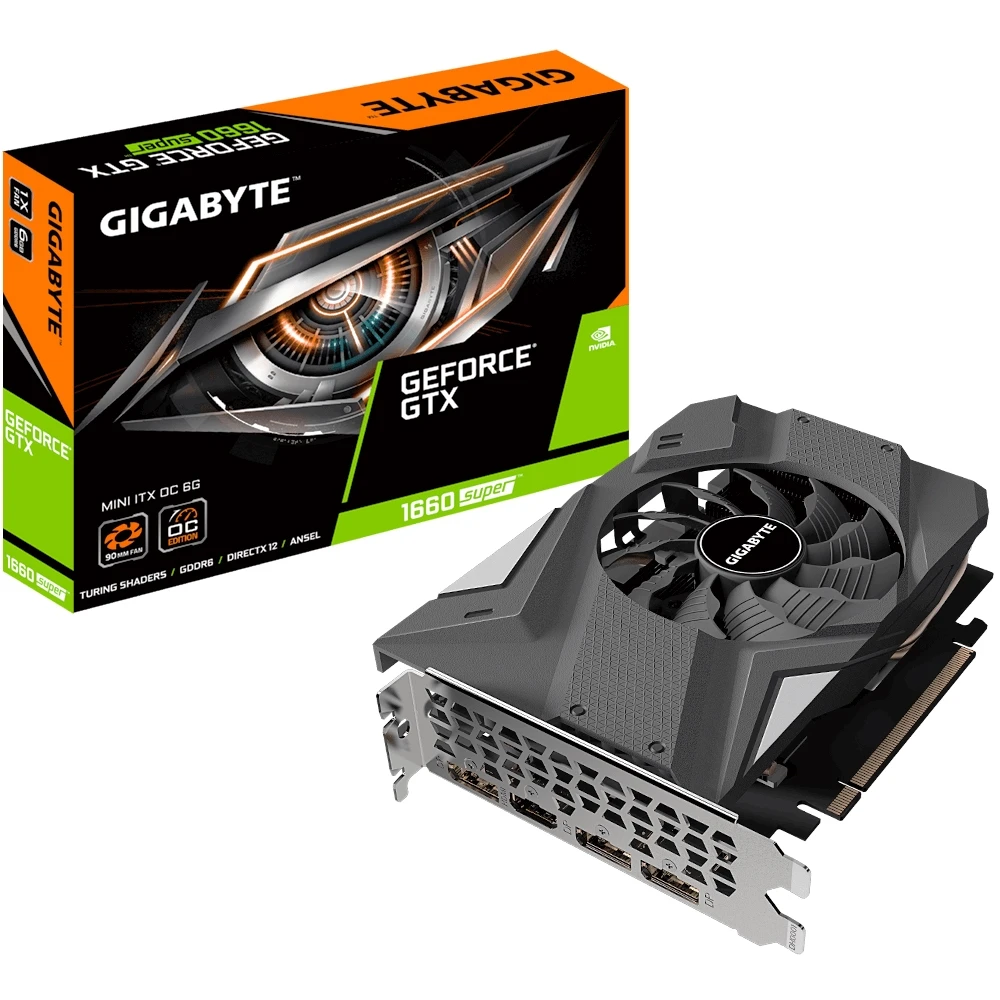 Видеокарта Gigabyte nVidia GeForce GTX 1660 Super 1800MHz 6144MB 14000MHz 192 bit RTL [GV-N166SIXOC-6GD]