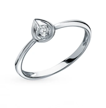 

Gold ring with diamond sunlight sample 585