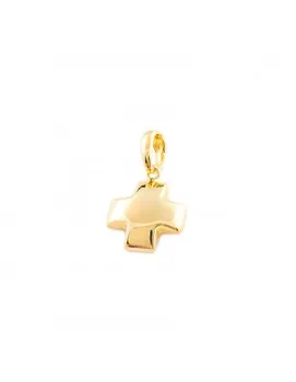 

Gold Cross Square smooth with volume