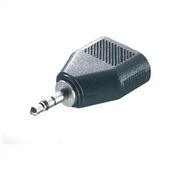 

Adapter stereo jack vivanco 46064-1*3.5mm jack male-2*3.5mm female-Black