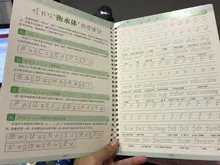 Juego de 3 Libros de escritura reutilizables en inglés para niños, libro para Aprender caligrafía, alfabeto, práctica, juguete para chico