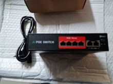 Techage 48V 4CH 8CH conmutador POE de red 10/100Mbps IEEE 802,3 af/a sobre Ethernet IP AP inalámbrico sistema de cámaras de CCTV