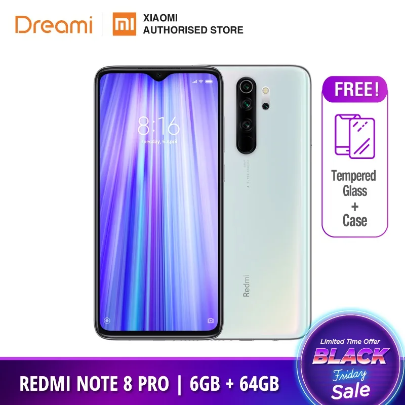 Global Version Xiaomi Redmi Note 8 PRO 64GB ROM
