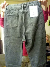 Jeans nuevos de las mujeres slim de cintura alta de tendencia de moda suelto recto ancho pierna pantalones harem pantalones tendencia 2021 neto celebridad Venta caliente