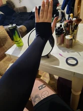 1 pares manga de brazo calentadores de seguridad manga Sol de protección UV manga cubierta de refrigeración caliente corriendo de ciclismo, de Golf manguito largo